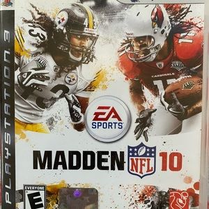 Madden NFL 10 Ps3 PlayStation 3 Football